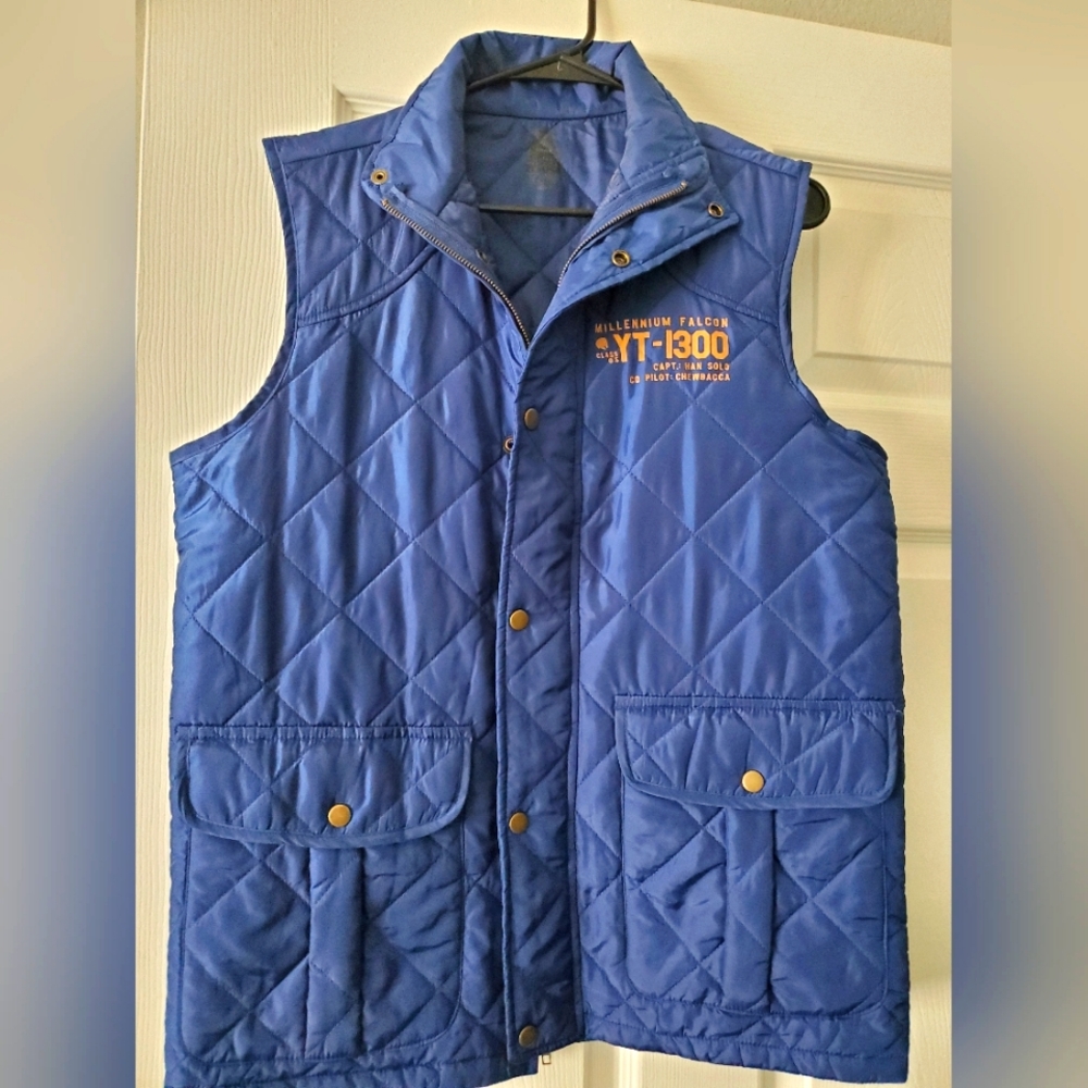 Millennium Falcon Han Solo puffer vest *Star Wars* Disney World*
